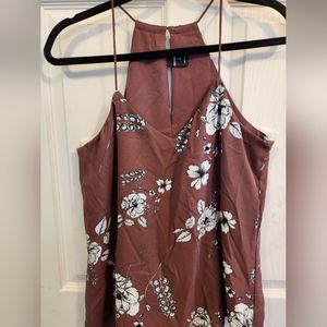 Express M Floral Spaghetti Strap Tank